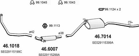 ASSO ART2380 - Impianto gas scarico autozon.pro