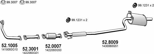 ASSO ART2387 - Impianto gas scarico autozon.pro