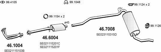 ASSO ART2330 - Impianto gas scarico autozon.pro