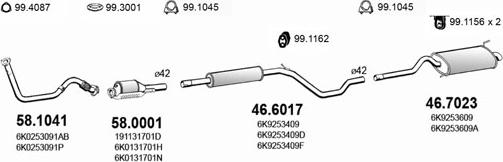 ASSO ART2299 - Impianto gas scarico autozon.pro