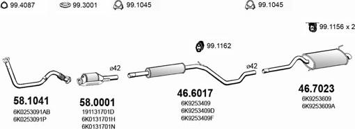 ASSO ART2298 - Impianto gas scarico autozon.pro