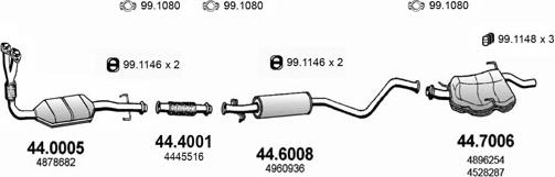 ASSO ART2241 - Impianto gas scarico autozon.pro