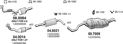 ASSO ART2266 - Impianto gas scarico autozon.pro