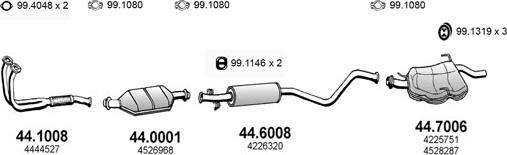 ASSO ART2230 - Impianto gas scarico autozon.pro