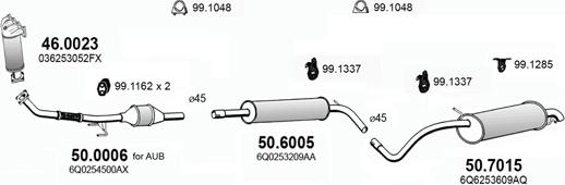 ASSO ART2274 - Impianto gas scarico autozon.pro