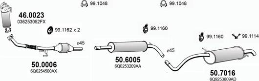 ASSO ART2273 - Impianto gas scarico autozon.pro