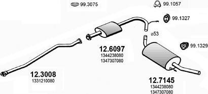 ASSO ART2795 - Impianto gas scarico autozon.pro