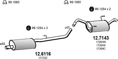 ASSO ART2792 - Impianto gas scarico autozon.pro