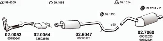 ASSO ART2756 - Impianto gas scarico autozon.pro