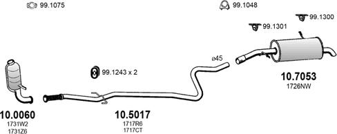 ASSO ART2780 - Impianto gas scarico autozon.pro