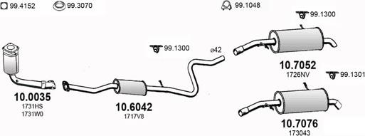 ASSO ART2776 - Impianto gas scarico autozon.pro