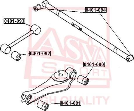 ASVA 0401-090 - Supporto, Braccio oscillante autozon.pro