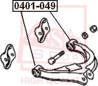 ASVA 0401-049 - Supporto, Braccio oscillante autozon.pro