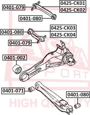 ASVA 0401-002 - Supporto, Braccio oscillante autozon.pro