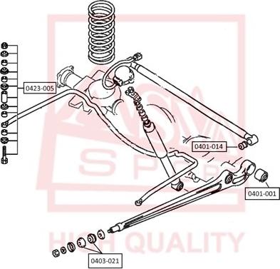 ASVA 0403-021 - Supporto ammortizzatore a molla autozon.pro