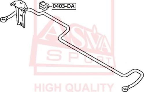 ASVA 0403-DA - Distanziale a tubo, Ammortizzatore autozon.pro