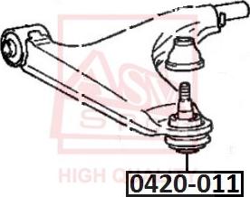 ASVA 0420-011 - Giunto di supporto / guida autozon.pro