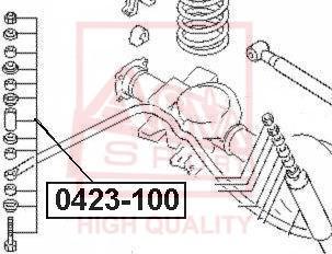 ASVA 0423-100 - Asta / Puntone, Stabilizzatore autozon.pro