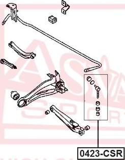 ASVA 0423-CSR - Asta / Puntone, Stabilizzatore autozon.pro