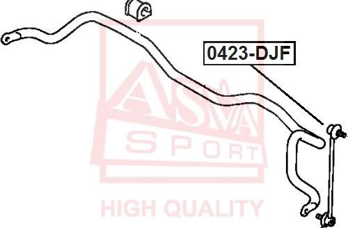 ASVA 0423-DJF - Asta / Puntone, Stabilizzatore autozon.pro