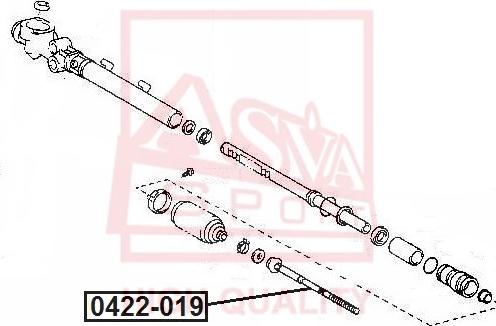 ASVA 0422-019 - Giunto assiale, Asta trasversale autozon.pro