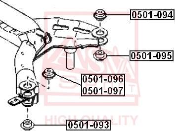 ASVA 0501-094 - Supporto, Braccio oscillante autozon.pro