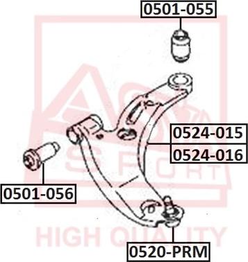 ASVA 0520-PRM - Giunto di supporto / guida autozon.pro