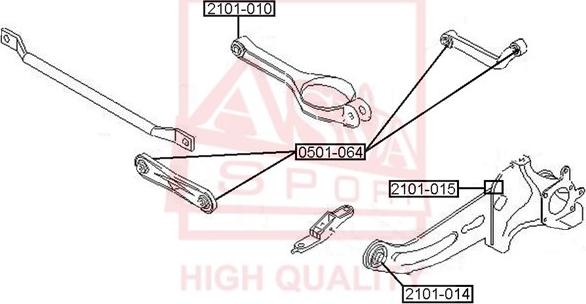 ASVA 0501-064 - Supporto, Braccio oscillante autozon.pro