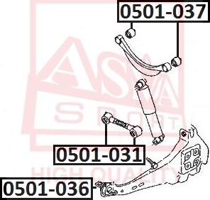 ASVA 0501-036 - Supporto, Braccio oscillante autozon.pro