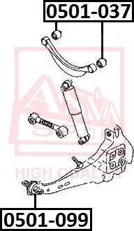 ASVA 0501-037 - Supporto, Braccio oscillante autozon.pro