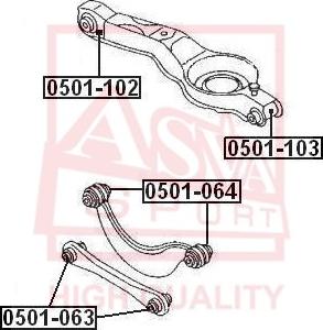 ASVA 0501-103 - Supporto, Braccio oscillante autozon.pro