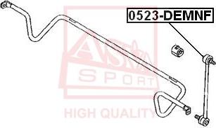 ASVA 0523-DEMNF - Asta / Puntone, Stabilizzatore autozon.pro