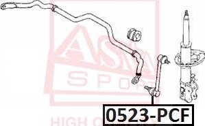 ASVA 0523-PCF - Asta / Puntone, Stabilizzatore autozon.pro