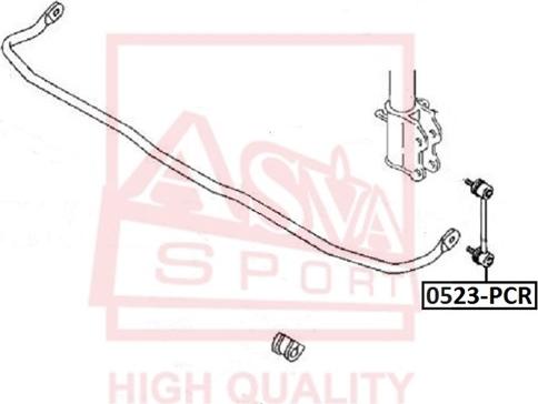 ASVA 0523-PCR - Asta / Puntone, Stabilizzatore autozon.pro