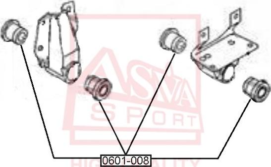 ASVA 0601-008 - Supporto, Braccio oscillante autozon.pro