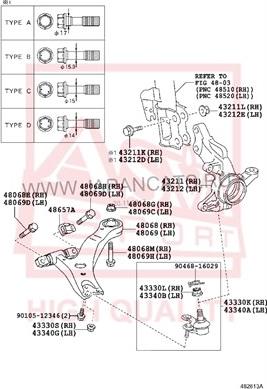 ASVA 0101-462 - Supporto, Braccio oscillante autozon.pro