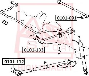 ASVA 0101-091 - Supporto, Braccio oscillante autozon.pro