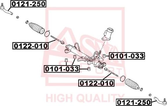 ASVA 0122-010 - Giunto assiale, Asta trasversale autozon.pro