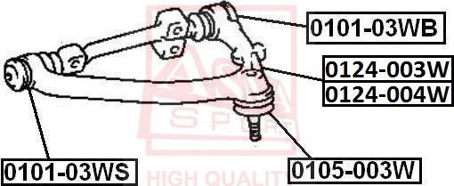 ASVA 0101-03WS - Supporto, Braccio oscillante autozon.pro