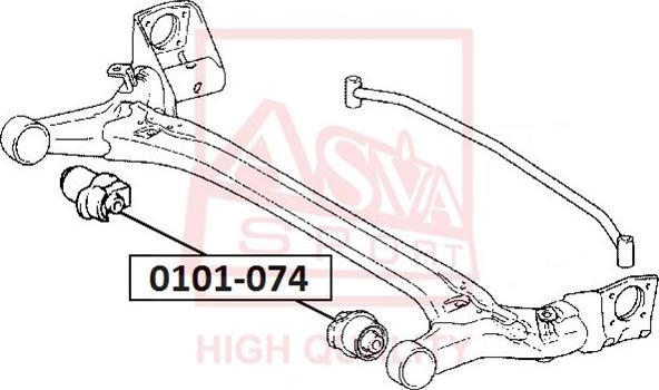 ASVA 0101-074 - Supporto, Braccio oscillante autozon.pro