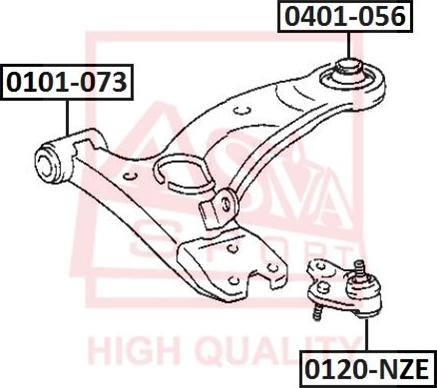 ASVA 0401-056 - Supporto, Braccio oscillante autozon.pro