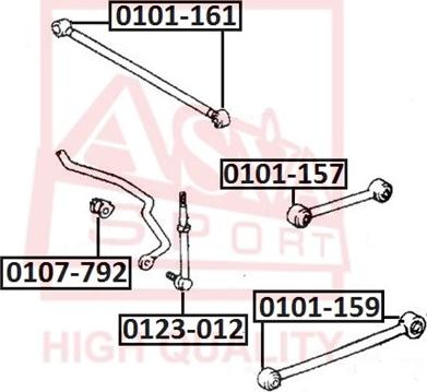 ASVA 0107-792 - Bronzina cuscinetto, Barra stabilizzatrice autozon.pro