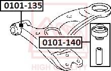 ASVA 0101-135 - Supporto, Braccio oscillante autozon.pro