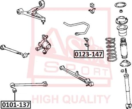 ASVA 0101-137 - Supporto, Braccio oscillante autozon.pro