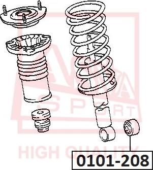 ASVA 0101-208 - Supporto, Braccio oscillante autozon.pro