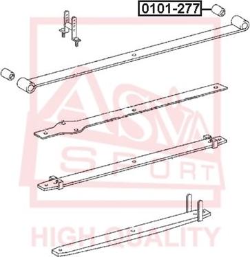 ASVA 0101-277 - Supporto, Braccio oscillante autozon.pro