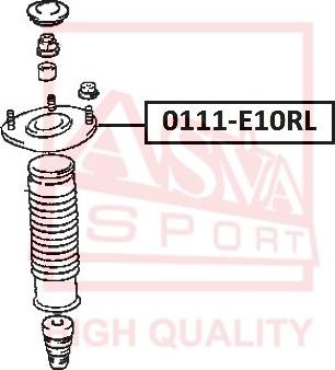 ASVA 0111-E10RL - Supporto ammortizzatore a molla autozon.pro