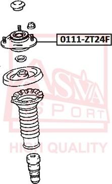 ASVA 0111-ZT24F - Supporto ammortizzatore a molla autozon.pro