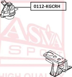 ASVA 0112-KGCRH - Sospensione, Motore autozon.pro