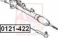 ASVA 0121-422 - Testa barra d'accoppiamento autozon.pro